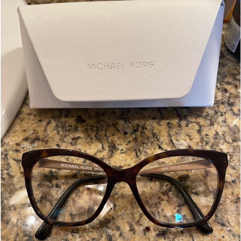 Michael Kors women’s eyeglasses.